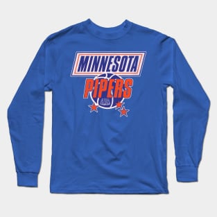 Defunct Minnesota Pipers Basketball Team Long Sleeve T-Shirt